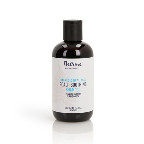 Triple Award-Winning Natural Peat Shampoo for Scalp Soothing and Hair Strengthening – Global Makeup Awards 2024 – Nurme UAE