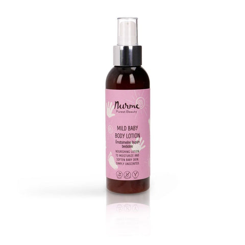 Award-Winning Mild Baby Body Lotion 150ml – Beauty Shortlist Recommended ECOCERT Organic Fragrance-Free Baby Lotion – Nurme UAE