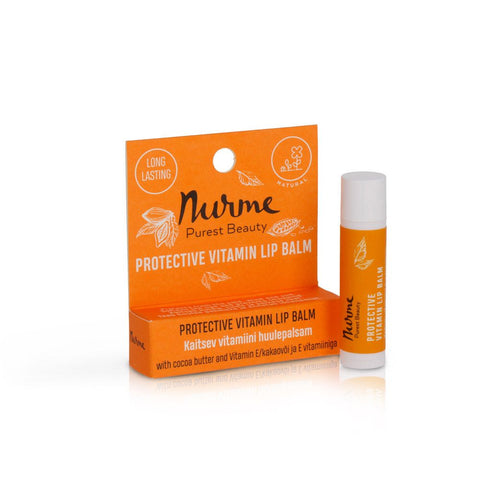Award-Winning Protective Vitamin Lip Balm 4.5g – Global Makeup Awards 2022 Silver Winner Natural Beeswax Lip Balm – Nurme UAE