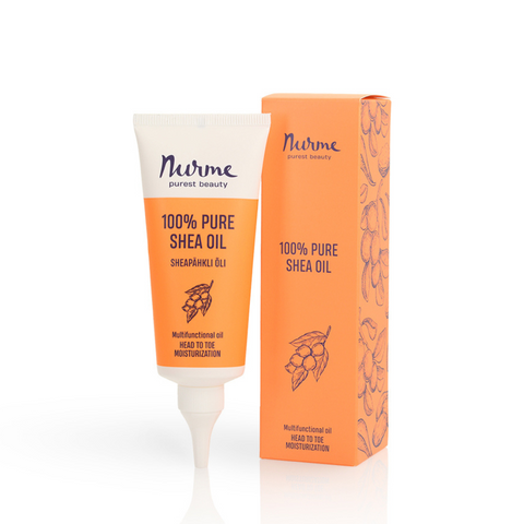 Award-Winning Pure Shea Oil 100ml – Bambini Baby Awards 2022 Gold Winner Best Stretch Mark and Dry Skin Oil – Nurme UAE