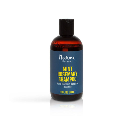 Mint Rosemary Shampoo for Men 250ml – Natural Sulphate-Free Anti-Dandruff Shampoo for Scalp Health – Nurme UAE
