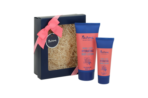 Monoi Tiare Hydration Gift Set – Natural Tahitian Body Lotion and Hand Cream Duo – Nurme UAE