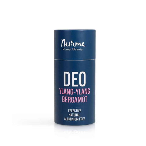 Natural Deodorant Ylang Ylang and Bergamot 80g – Organic Aluminium-Free Handcrafted Deodorant with Baking Soda – Nurme UAE