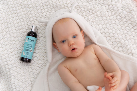 Natural Organic Baby Shampoo and Body Wash with Wheat Protein – Green Bambini Silver Award Gentle Baby Cleanser – Nurme UAE