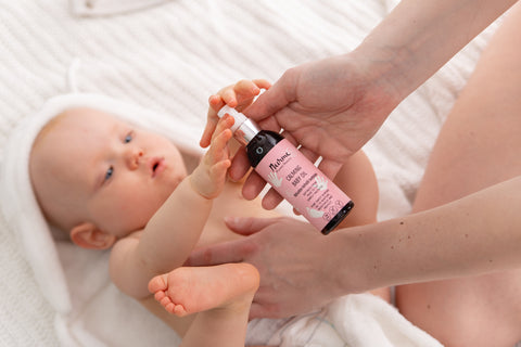 Award-Winning Pure Organic Baby Massage Oil – Natural Sweet Almond Oil for Cradle Cap and Diaper Rash Prevention – Nurme UAE