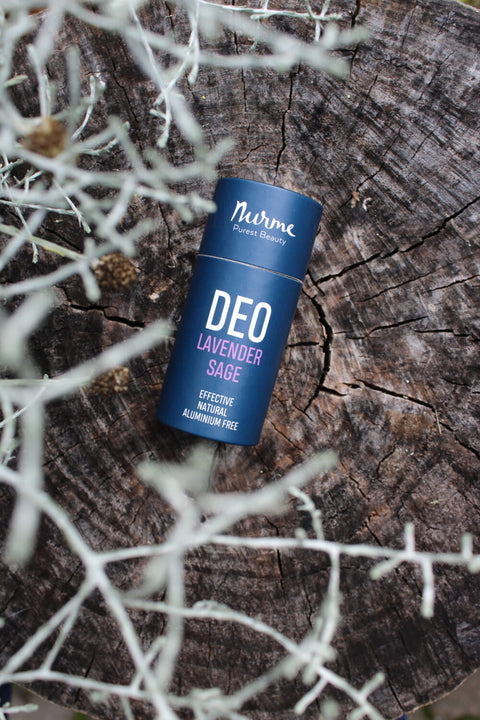 Natural Lavender and Clary Sage Deodorant Stick – Calming Herbal Eco-Friendly Aluminium-Free Deodorant – Nurme UAE