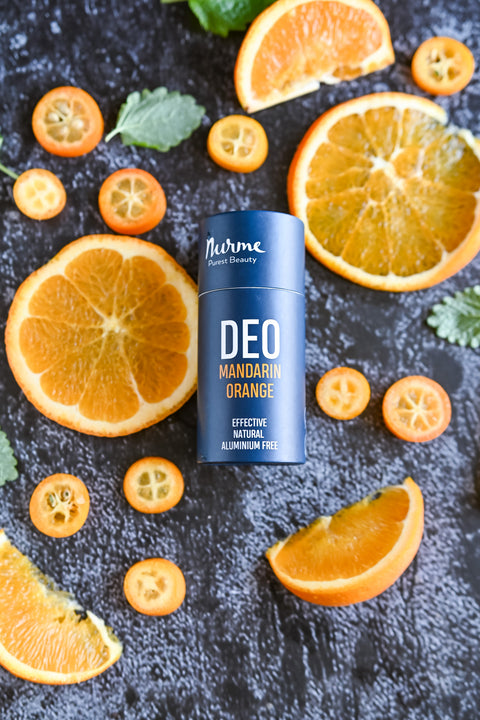 Natural Mandarin and Orange Deodorant Stick – Global Green Beauty Awards Silver Medal Eco-Friendly Deodorant – Nurme UAE