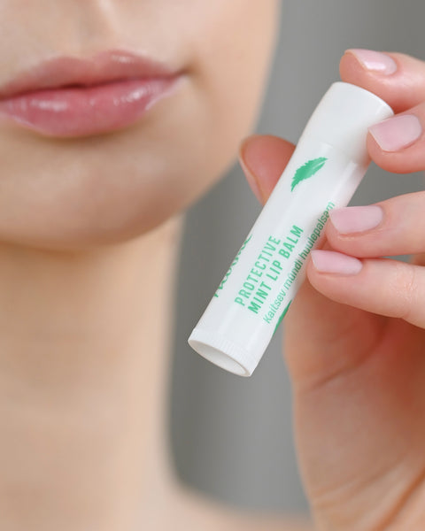 Natural Refreshing Mint Lip Balm with Beeswax and Avocado Oil – Long-Lasting Lip Protection and Moisture – Nurme UAE