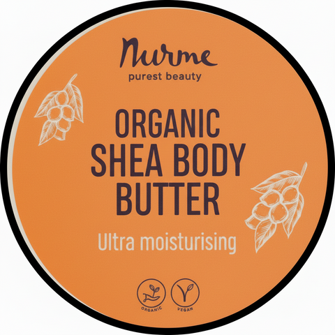 Natural Organic Shea Butter Body Cream for Dry and Sensitive Skin – Deep Nourishing Body Butter for All Ages – Nurme UAE
